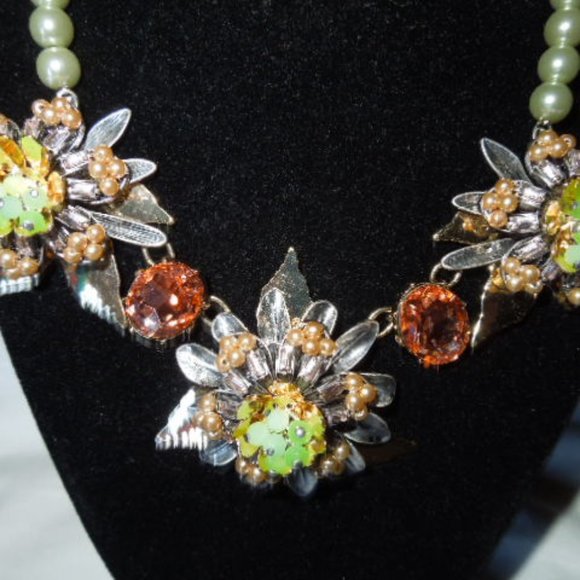 NWT Miriam Haskell Statement Necklace - Picture 2 of 12